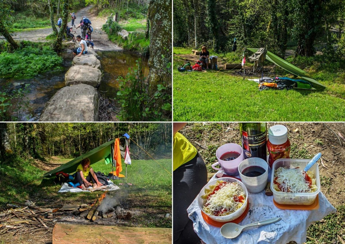 Bivak u Rio Catasol - cca 3 km za Melide